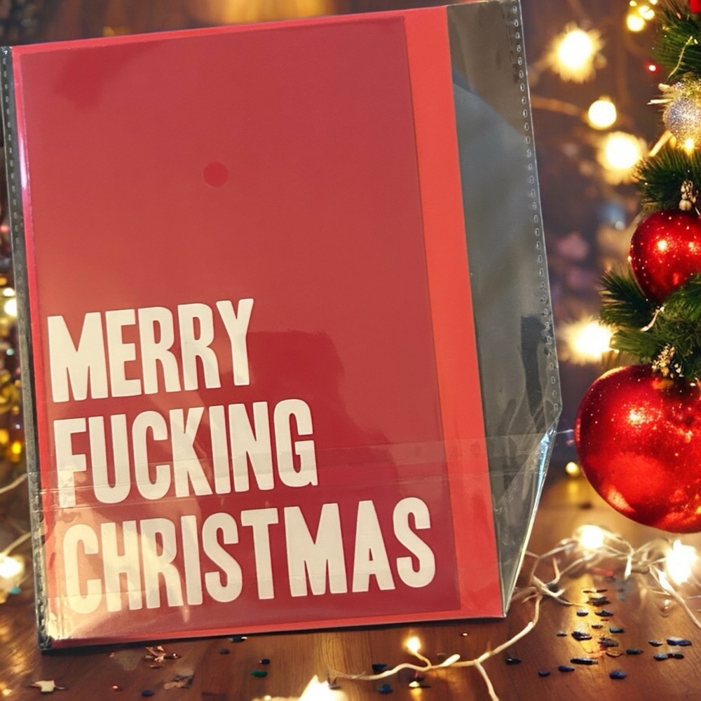 Bold Red Holiday Card